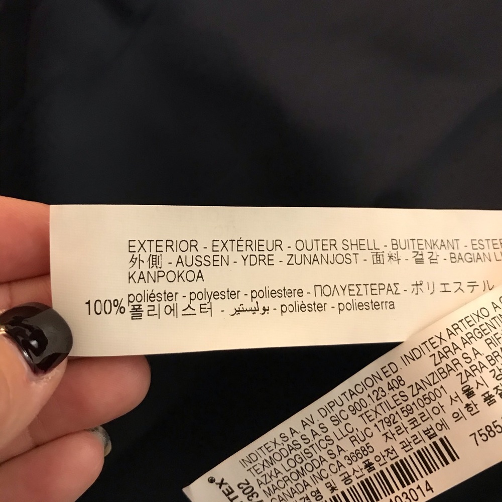 Zara blogger Fav! NWT blue print feather kimono - Picture 7 of 8